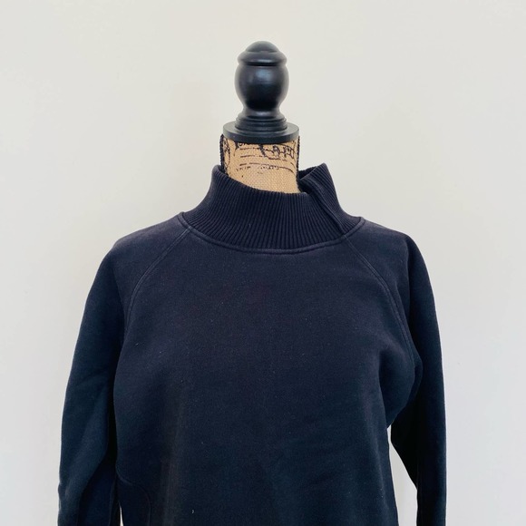 KORAL Lucid Black Cotton Comfortable Boxy Sweatshirt Oversized USA Made - Picture 7 of 11